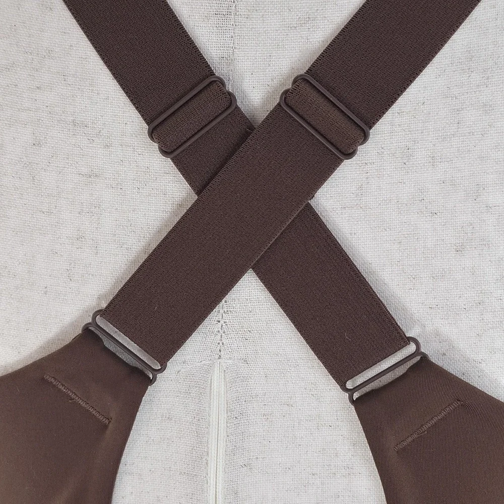 Girlfriend Collective Simone High Support Sports Bra Womens 2XL Cross Back Brown